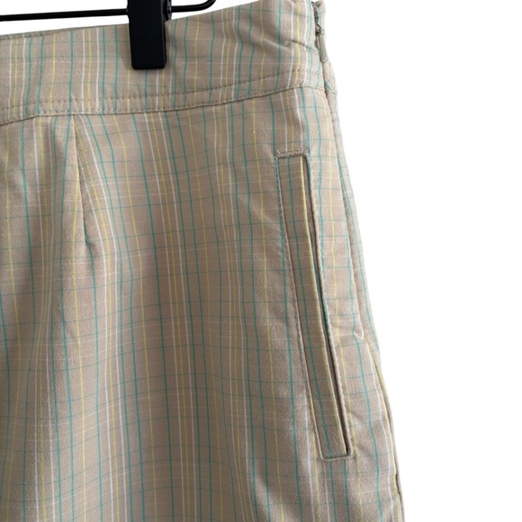 Golf America Plaid Tan Skort Performance Tennis Outdoor Gorpcore Women’s Size 10 - Picture 3 of 16